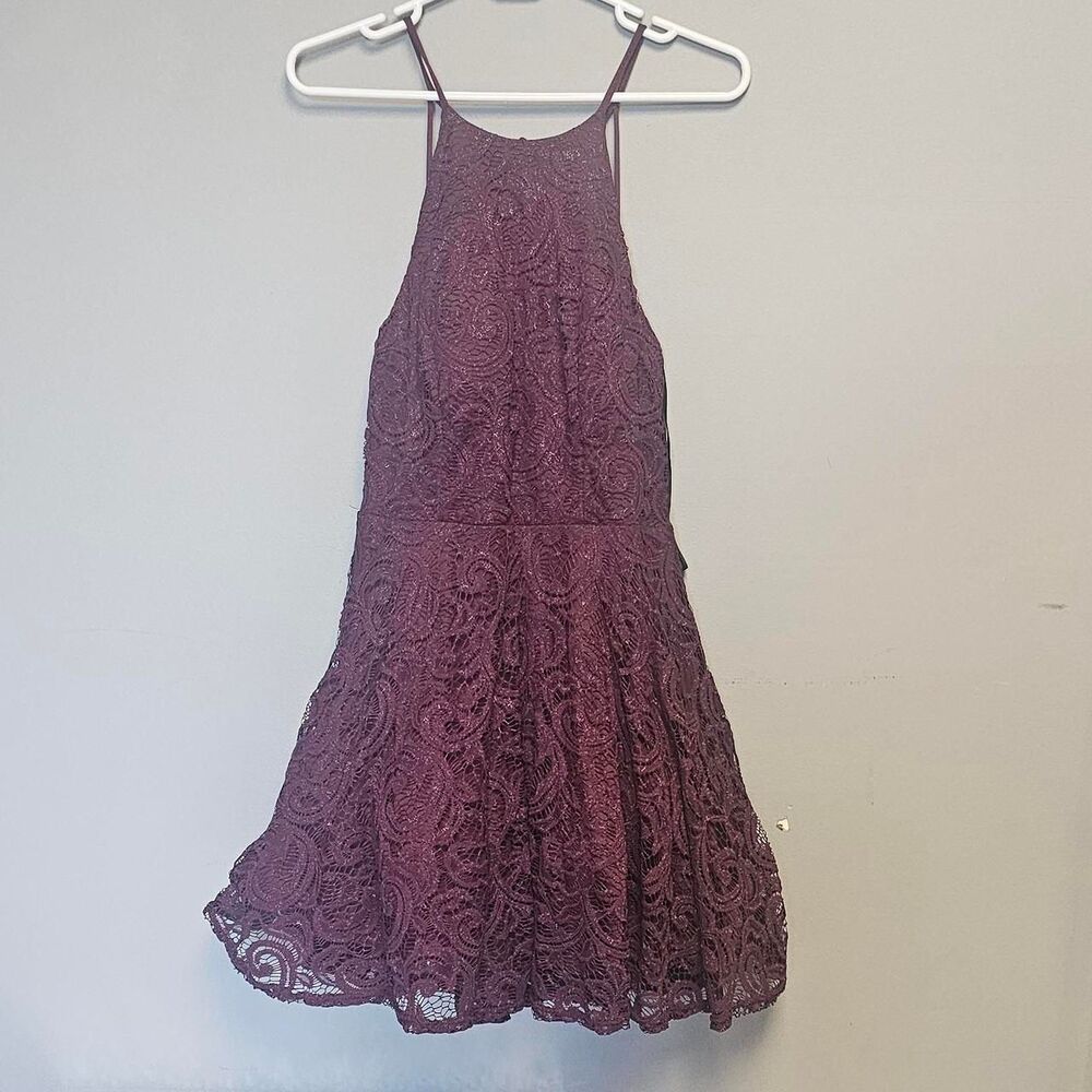 Windsor Women's Purple and Burgundy Dress